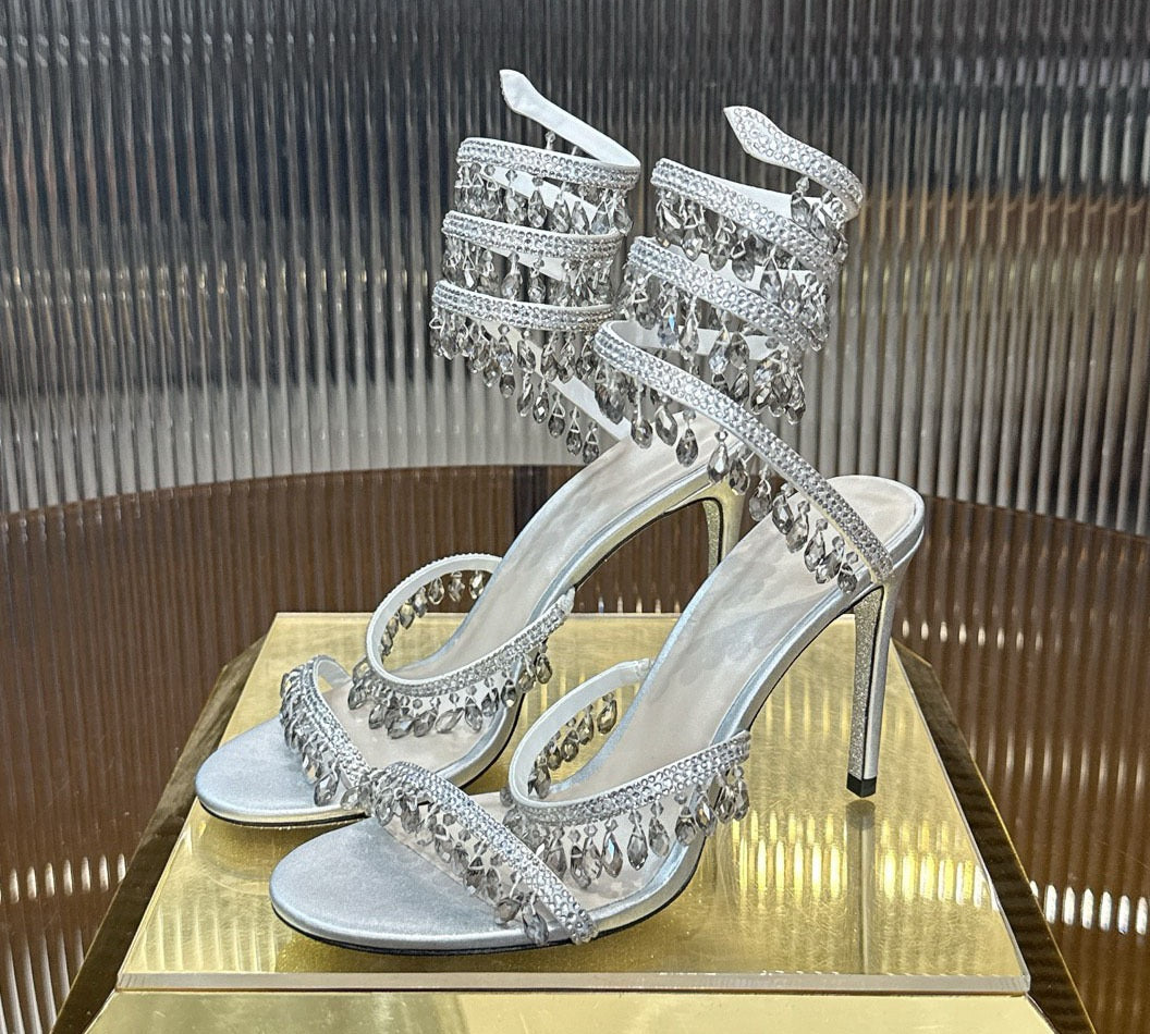 Fairy Style Wedding Shoes-Gray