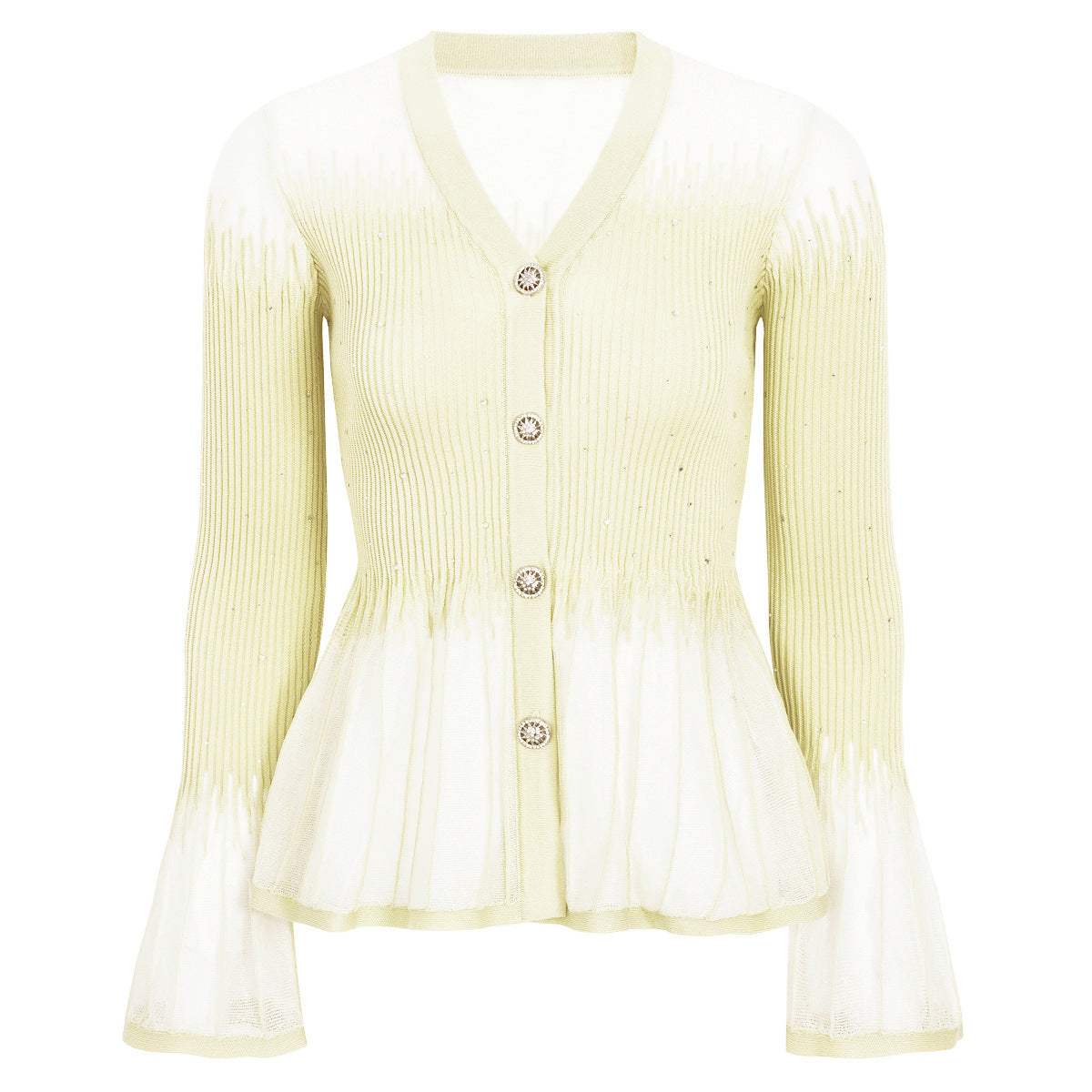 Glacier Shimmer Cardigan Skirt Set