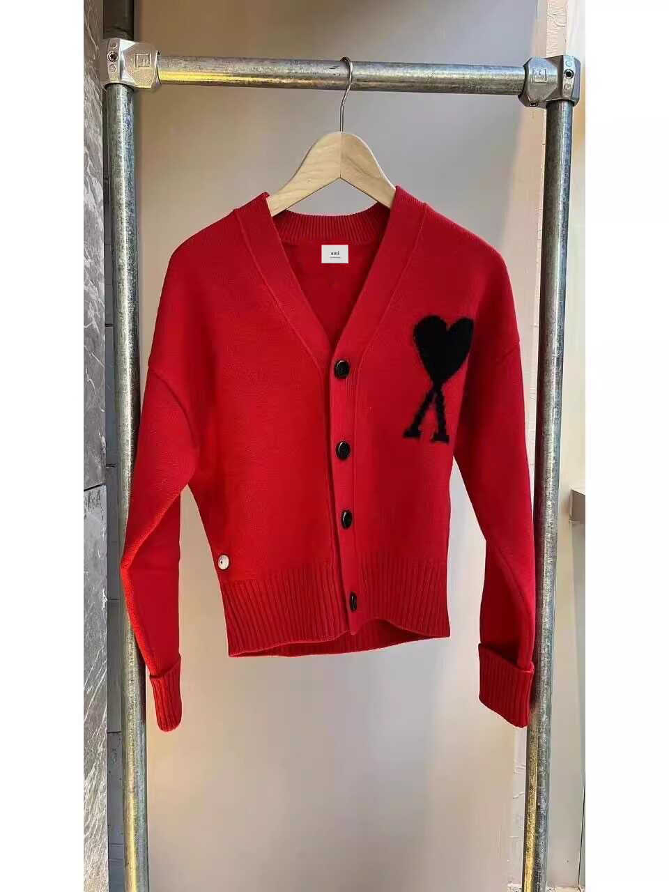 Winter Jacquard V-Neck jacket