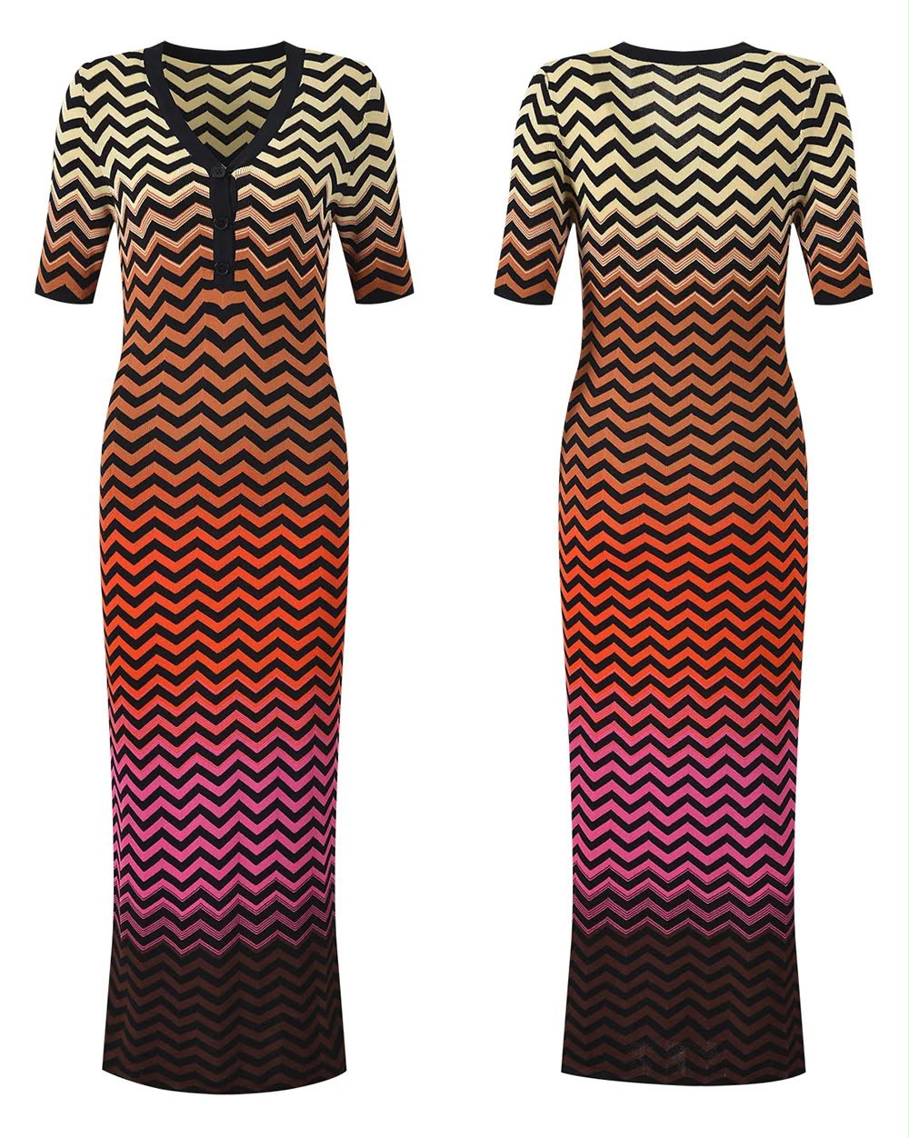 Short sleeve Stripe Dress