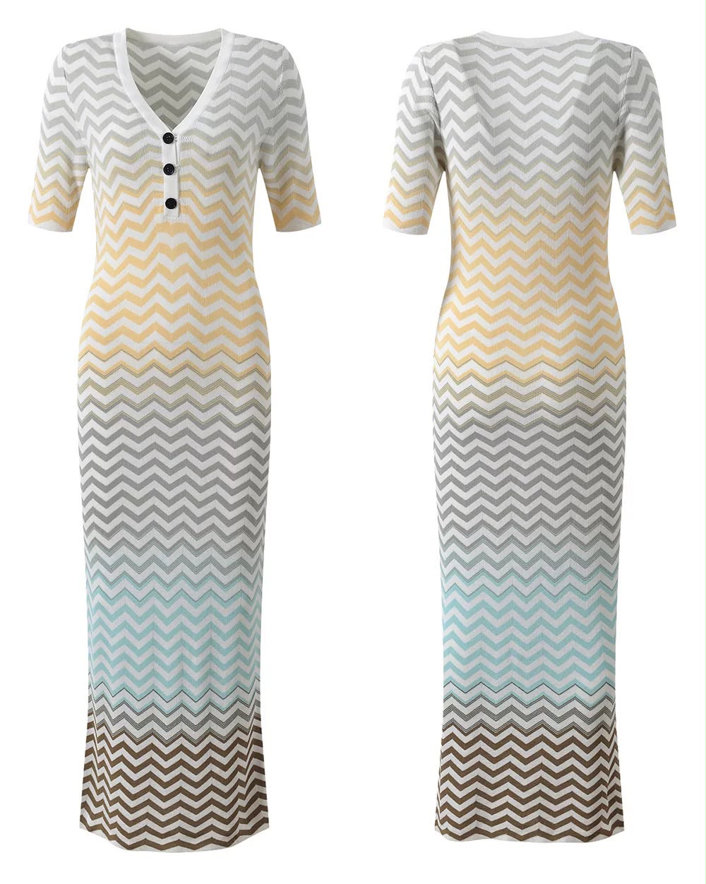 Short sleeve Stripe Dress