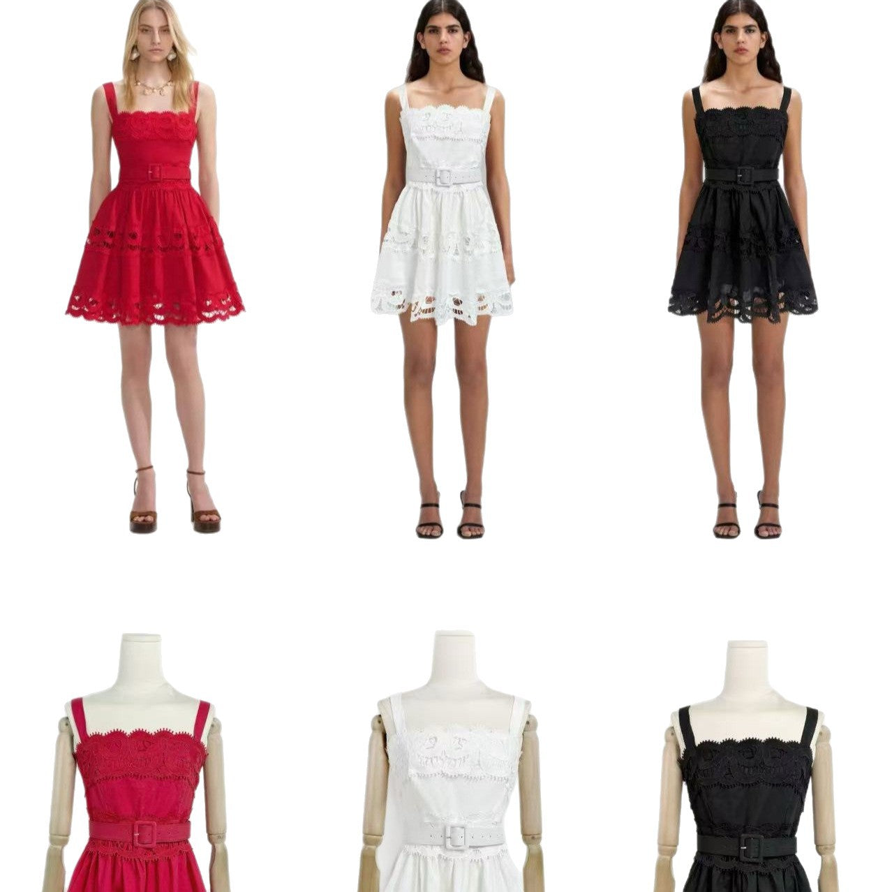 Palace Style Cut Out Design Dress