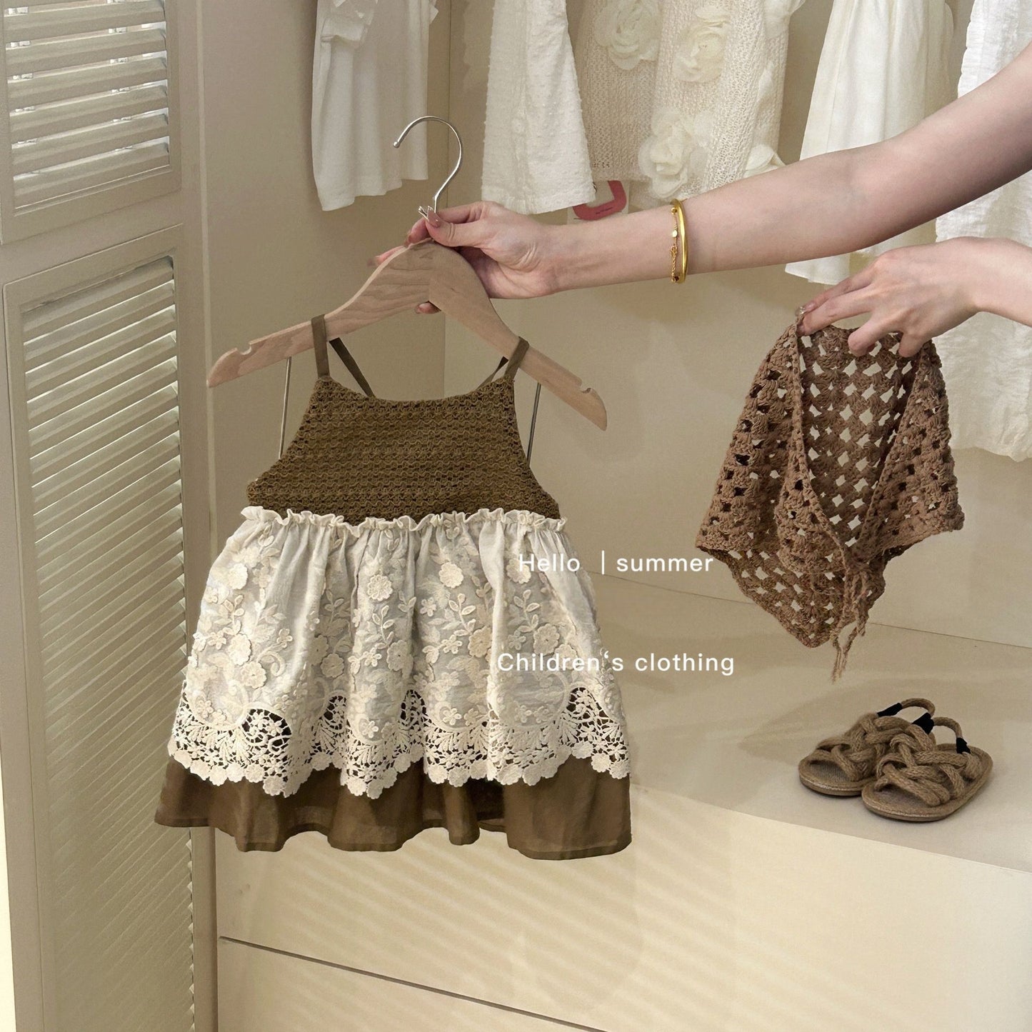 Girls Dress  -bandana