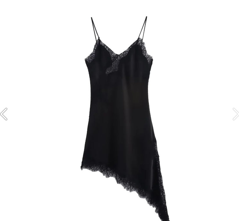 Lace Asymmetric Dress