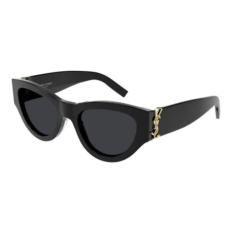 Retro Grooved Acetate Sunglasses
