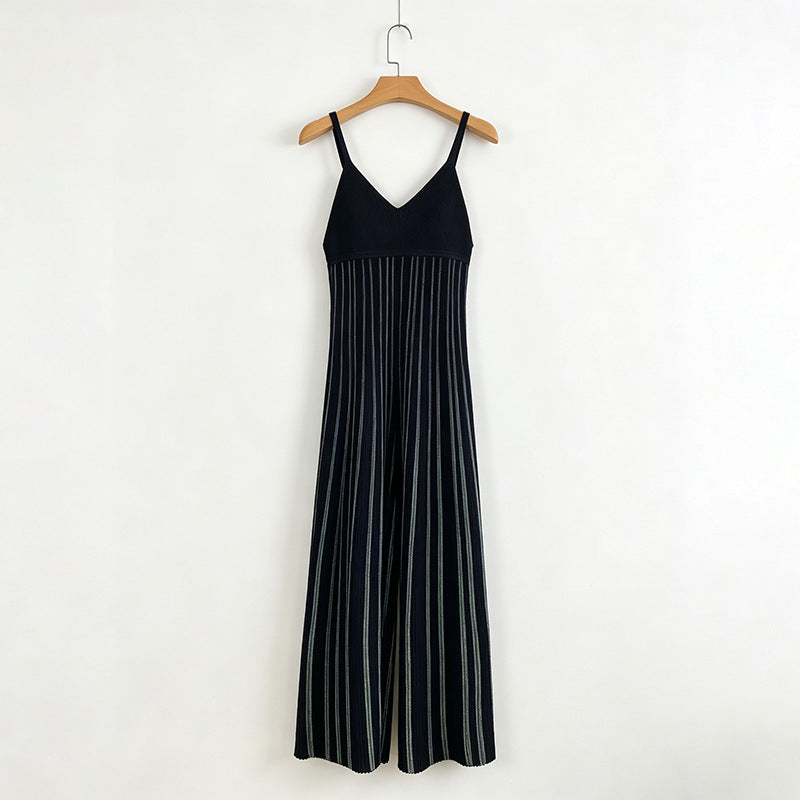 Midnight Stripes Jumpsuit