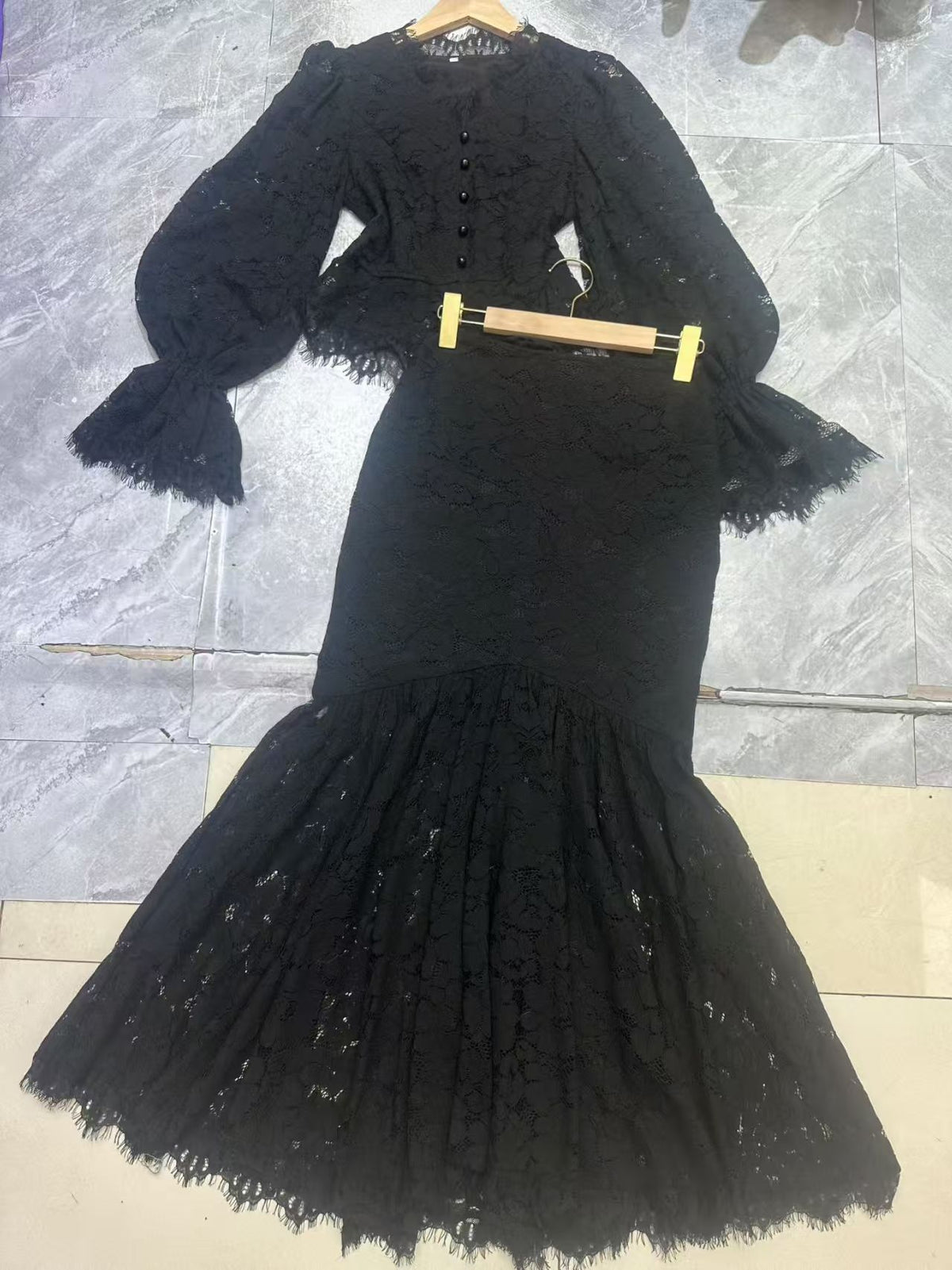 Waisted Bodycon Fishtail Long Skirt