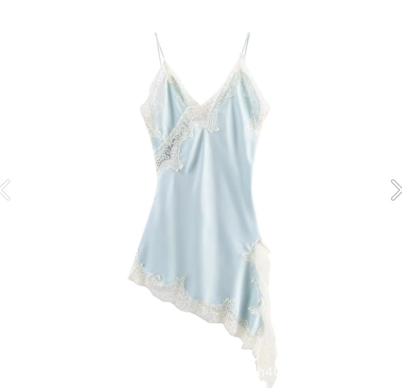 Lace Asymmetric Dress