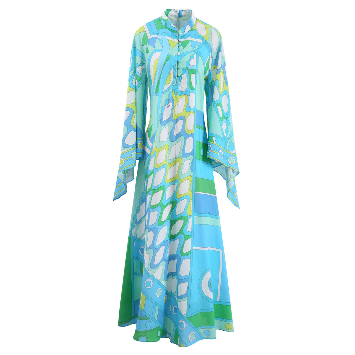 Blush Pucci Wave Maxi Dress