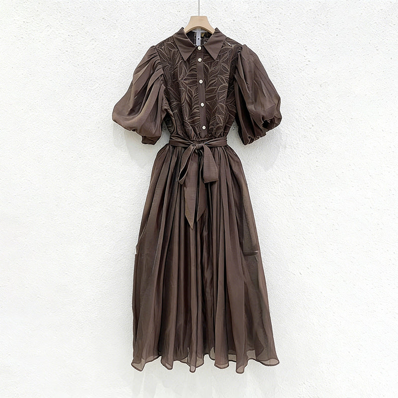 Noir Bow Midi Dress