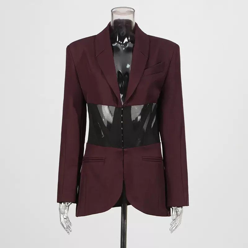 BLAZER CORSET - BLANC