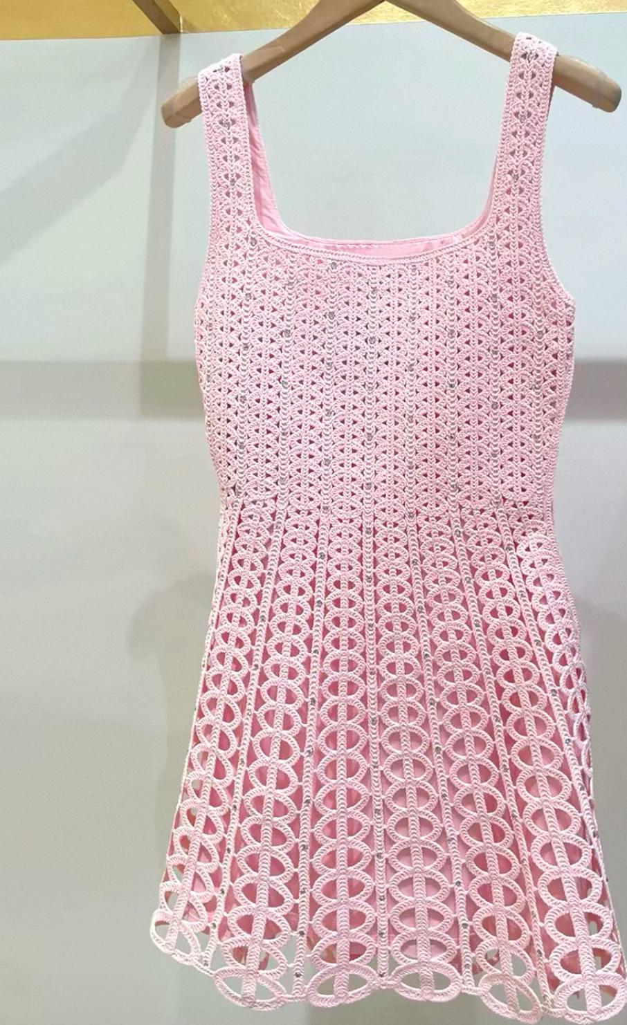 Hollow-Out Design dress