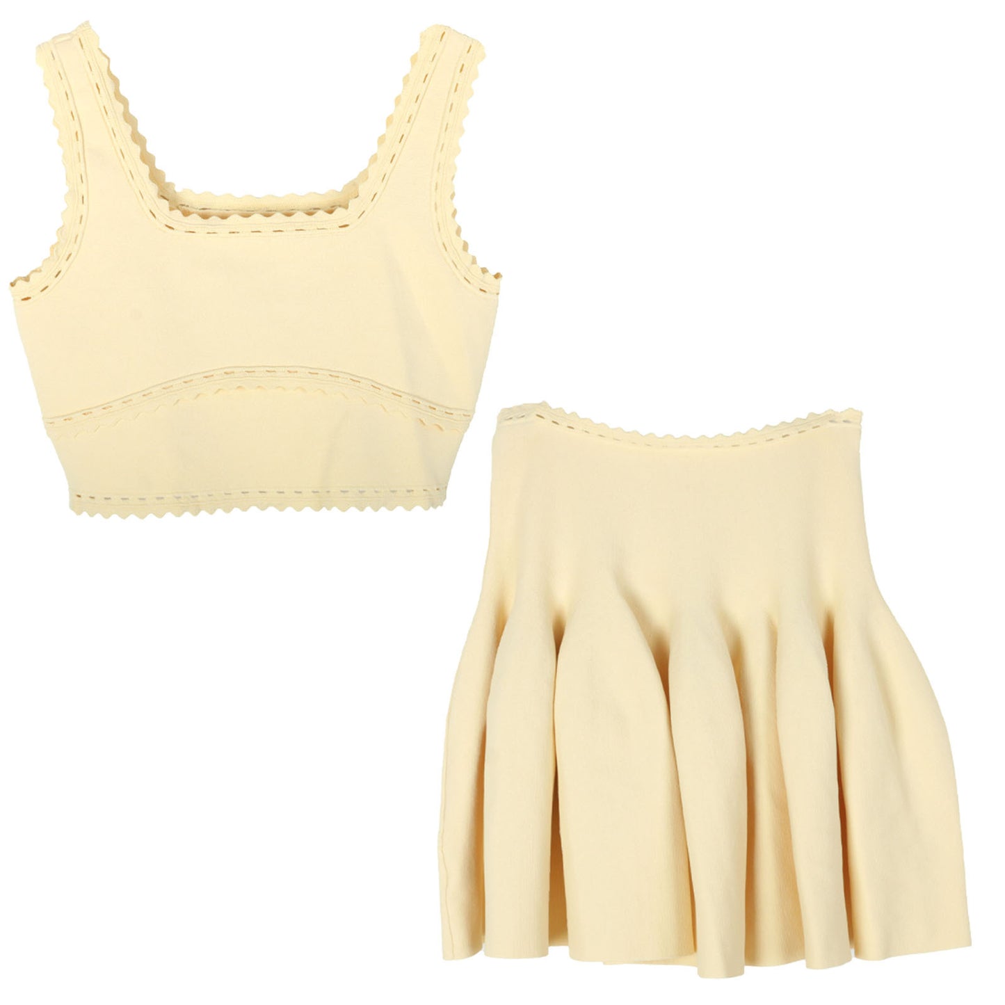 Hollow Camisole Matching set