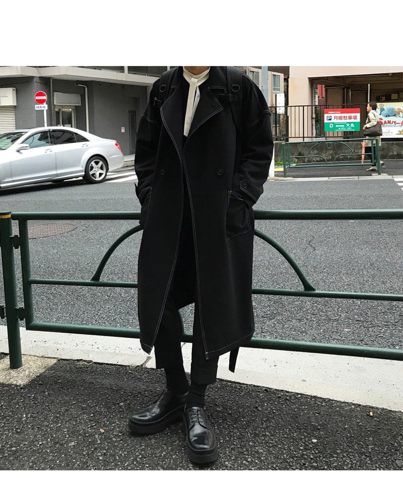 Over-the-Knee Black Coat