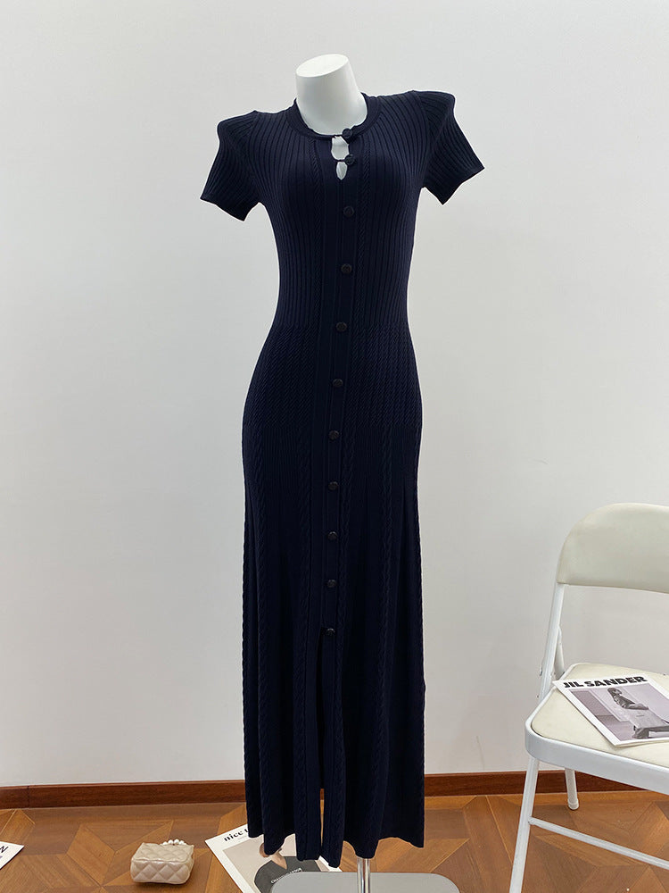 Merlot Knit Maxi Dress