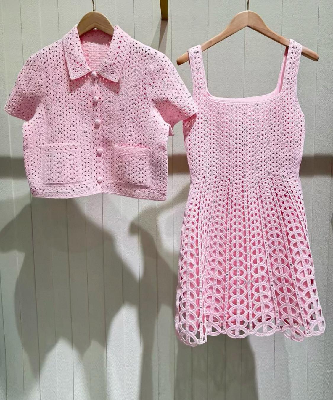 Hollow-Out Design dress