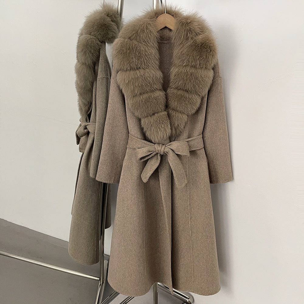 Palma  Long Style with Waist Tie coat