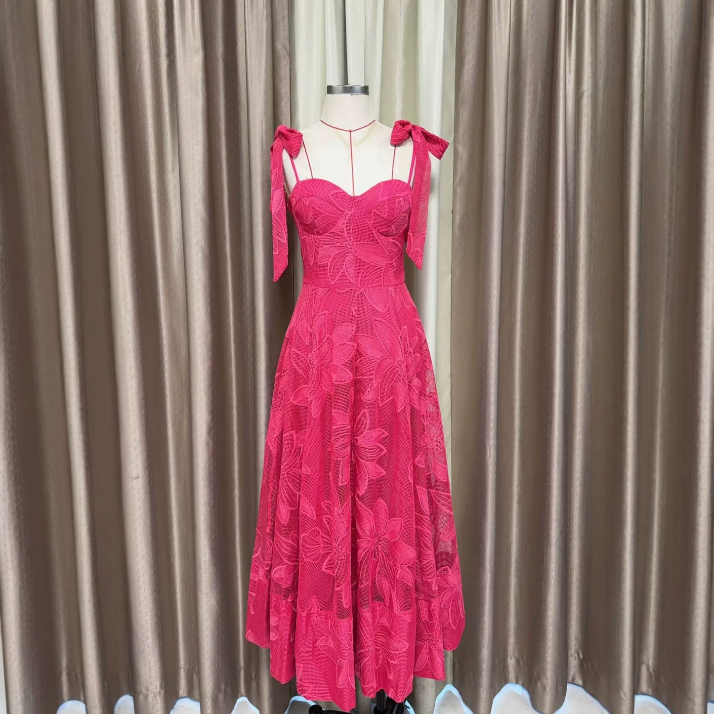 Palma Lace bandeau dress