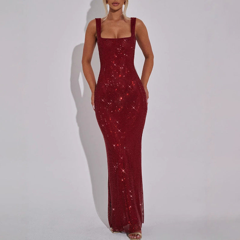 Crystal Net Gown