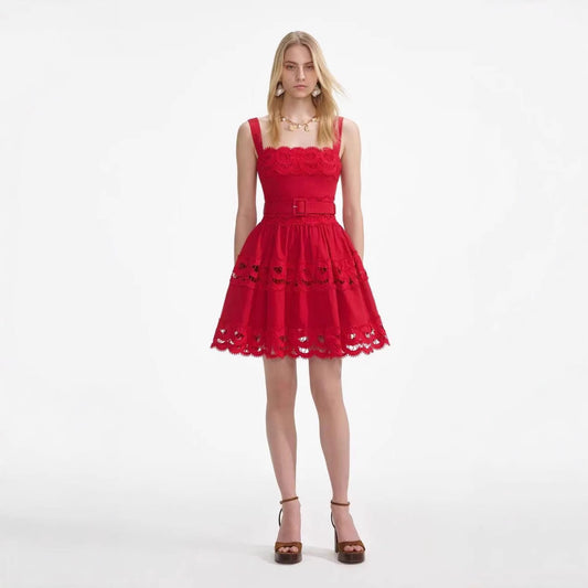 Palace Style Cut Out Design Dress