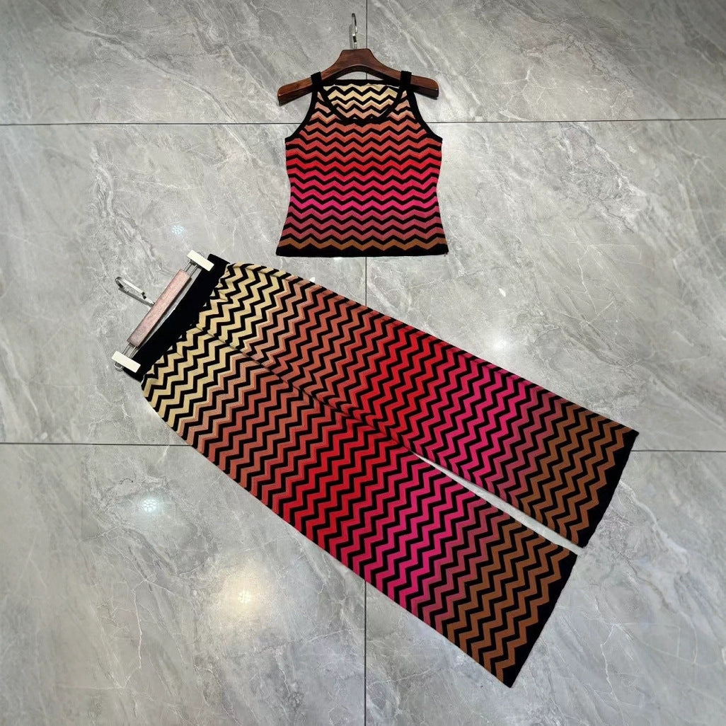 Slimming Striped Suit for Women