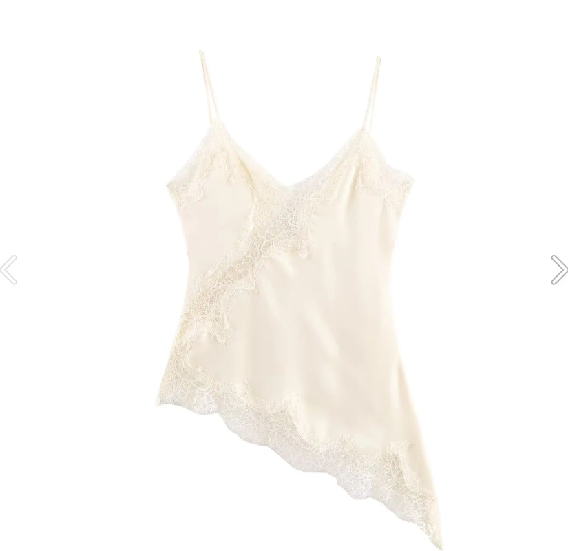 Lace Asymmetric Dress