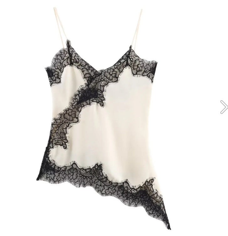 Lace Asymmetric Dress