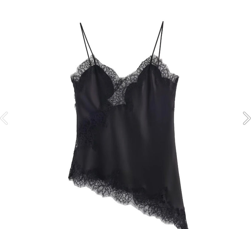 Lace Asymmetric Dress