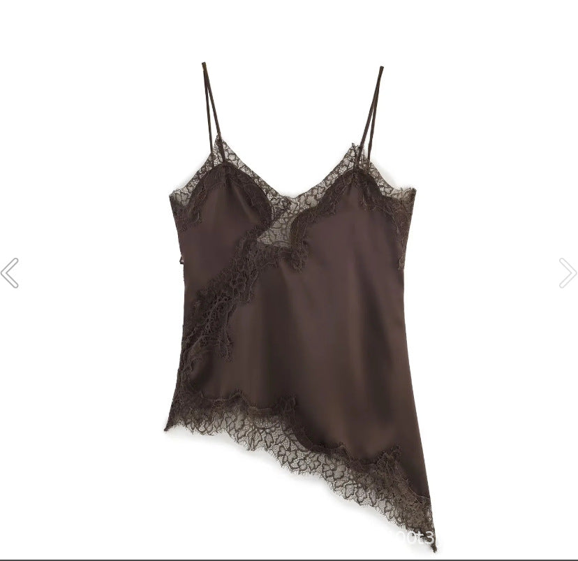 Lace Asymmetric Dress