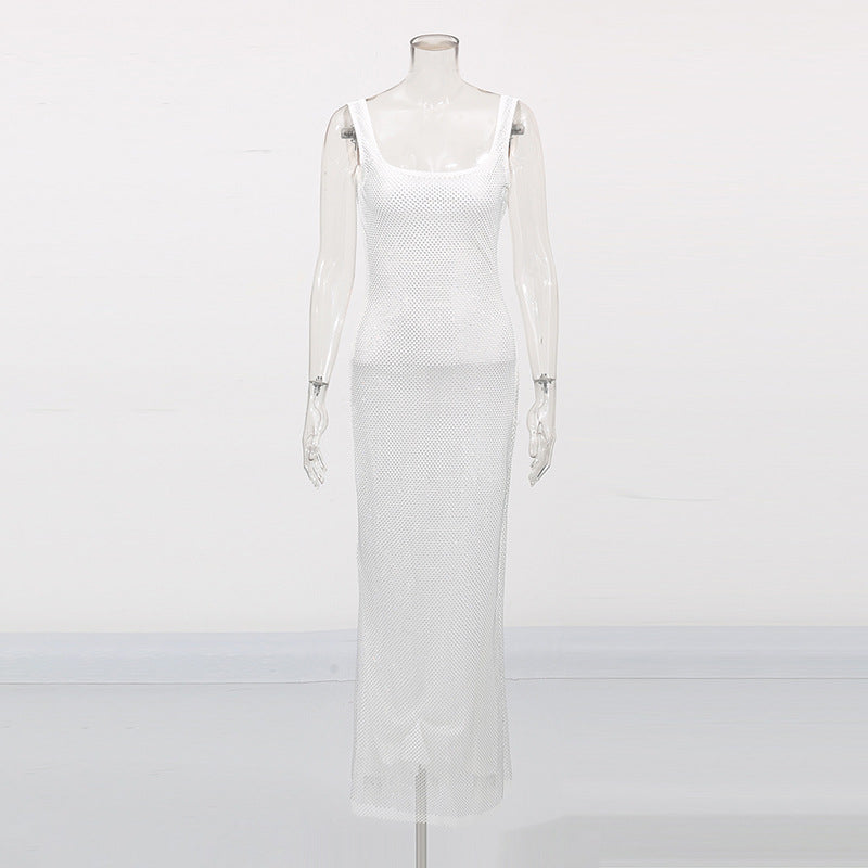 Crystal Net Gown