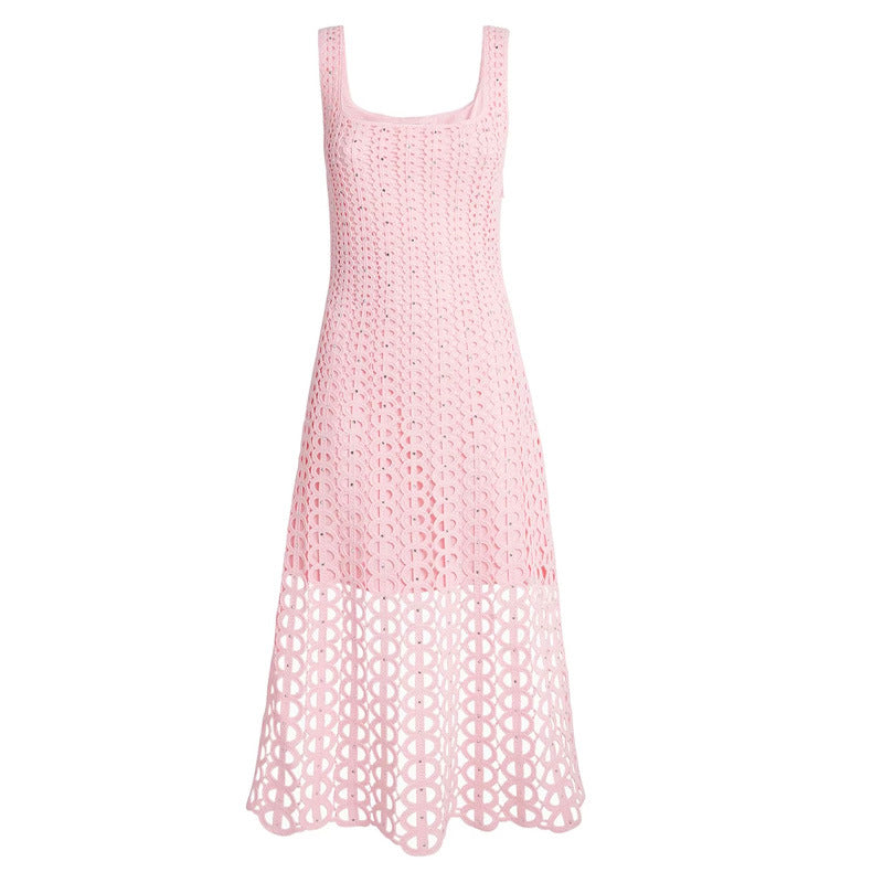 Dress with cardigan