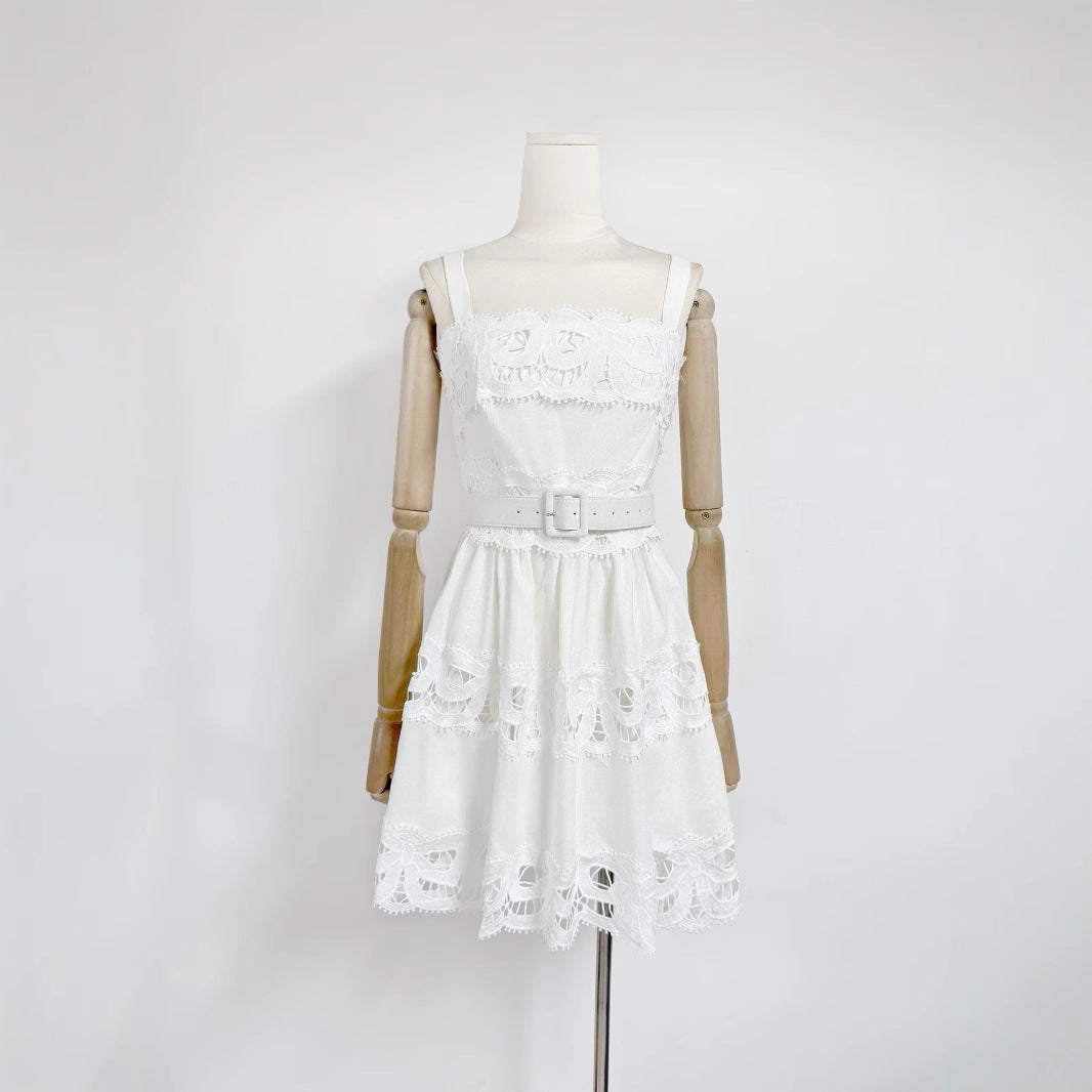 Palace Style Cut Out Design Dress