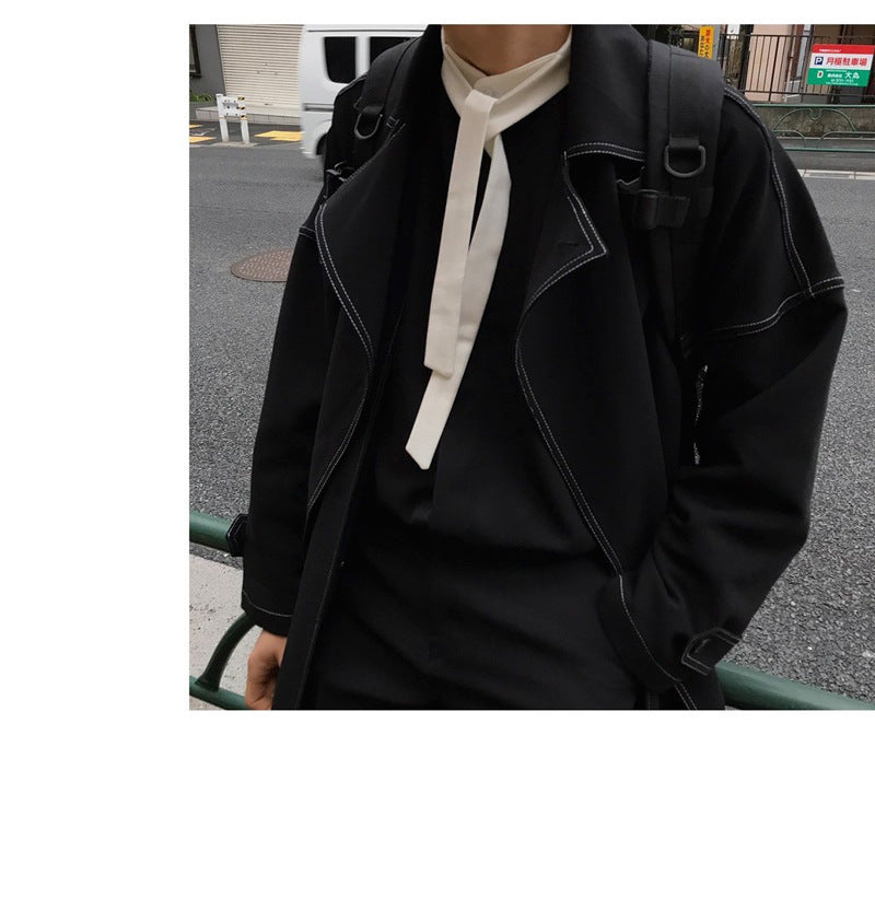 Over-the-Knee Black Coat
